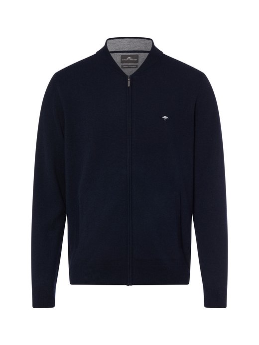 Herren Woll-Strickjacke mit Cashmere-Anteil