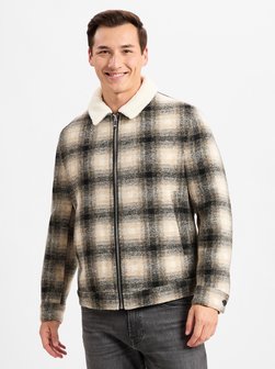 Artikelbild Herren Wolljacke - Rikka von Drykorn in beige mehrfarbig kariert