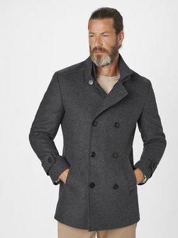 Artikelbild Herren Wollmantel - George von S4 Jackets in anthrazit uni