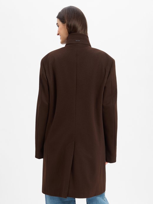 Herren Wollmantel - Maron