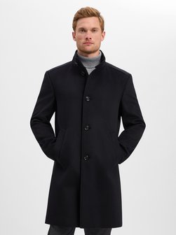 Herren Wollmantel - Maron