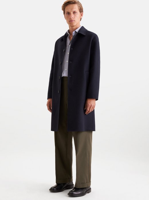 Herren Wollmantel - Regular Fit
