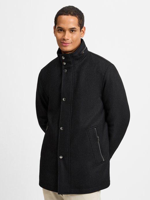 Herren Wollmantel