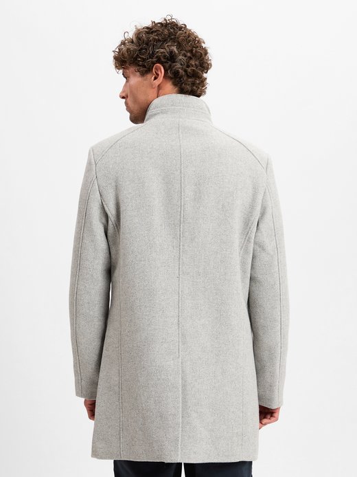Herren Wollmantel