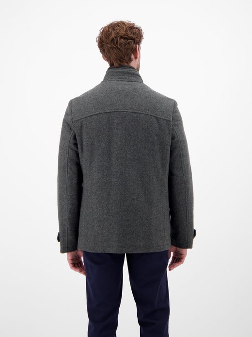 Herren Wollmantel