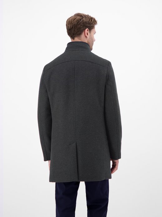 Herren Wollmantel