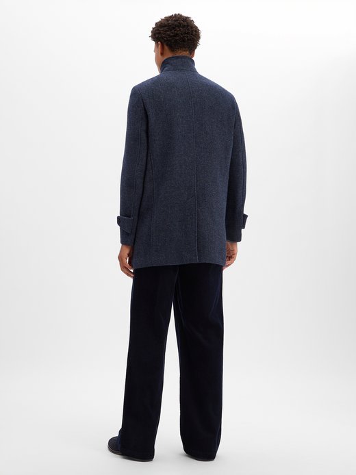 Herren Wollmantel