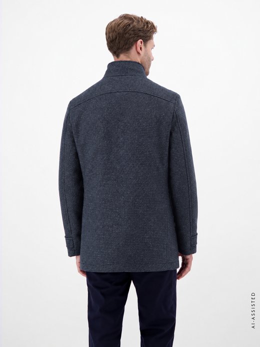 Herren Wollmantel