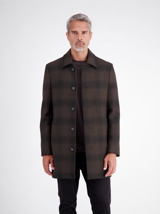 Herren Wollmantel