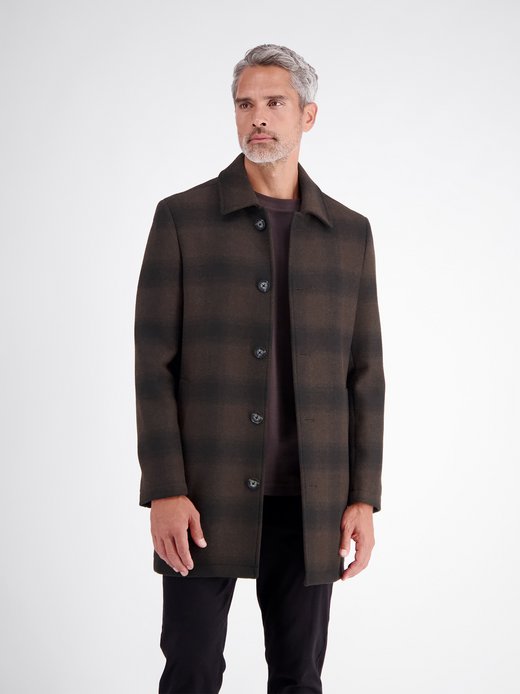 Herren Wollmantel