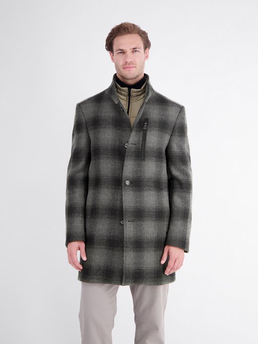 Herren Wollmantel