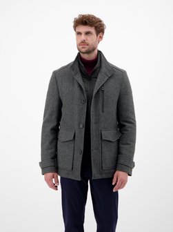 Herren Wollmantel