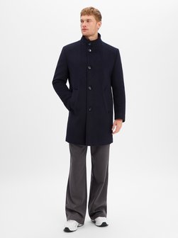 Herren Wollmantel