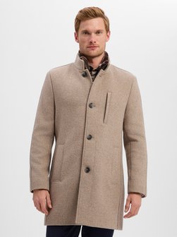 Herren Wollmantel