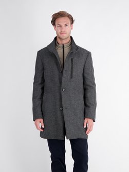 Herren Wollmantel