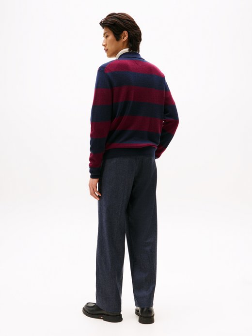 Herren Wollpullover mit Kaschmir-Anteil