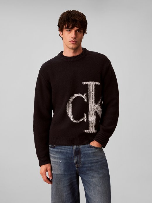Herren Wollpullover