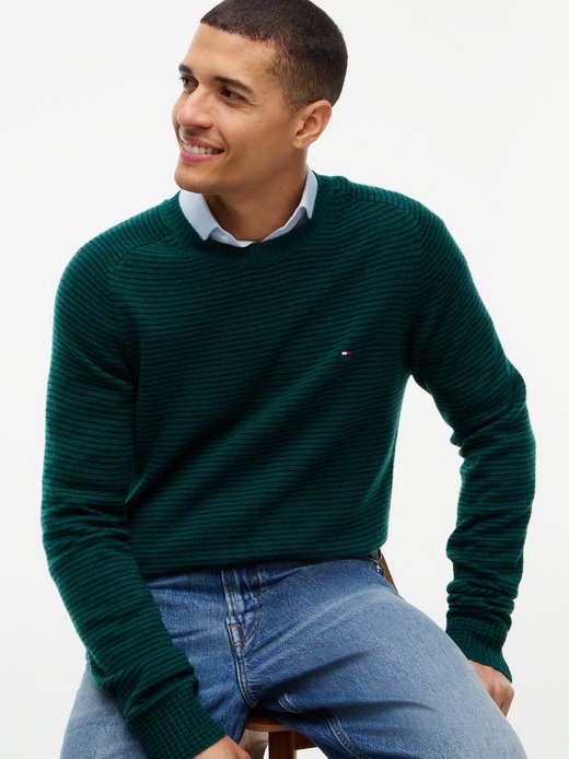 Herren Wollpullover