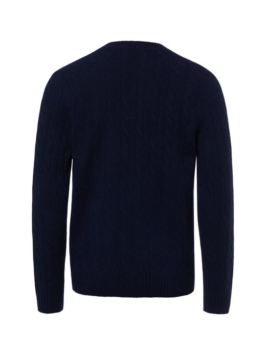 Herren Wollstrickjacke mit Cashemere-Anteil