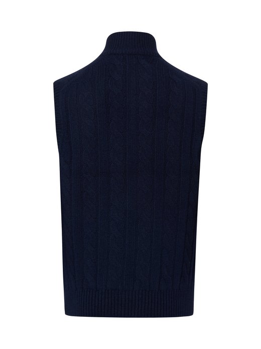 Herren Wollstrickweste mit Cashmere-Anteil
