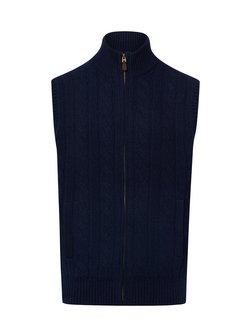 Herren Wollstrickweste mit Cashmere-Anteil