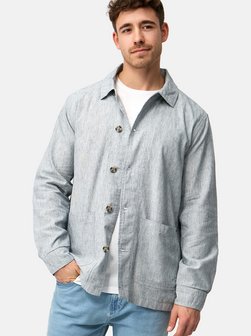 Artikelbild Herren Übergangsjacke - INElton von Indicode in blau bleached uni