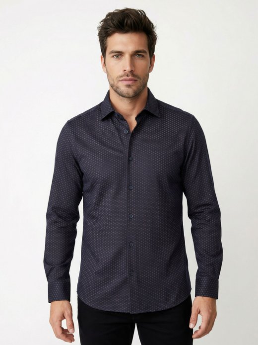 Herren jerseyhemd