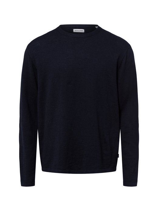 Jack &amp; Jones - Męski sweter z dzianiny - Sky Captain