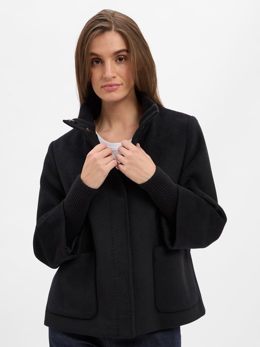 Jacke mit Wollanteil