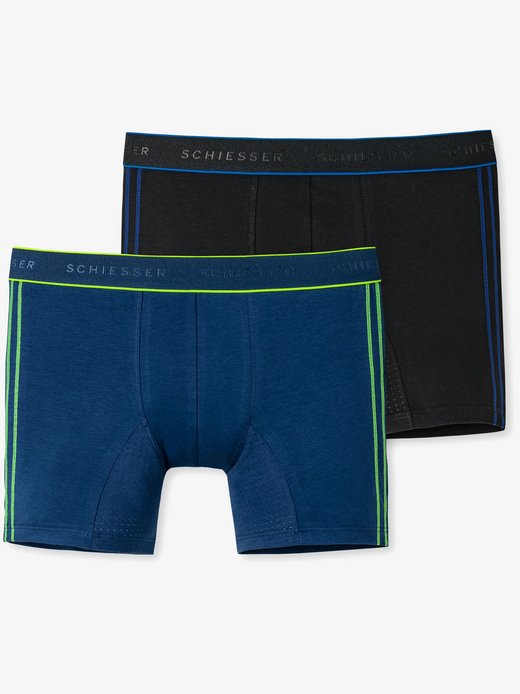 Jungen 2-Pack Shorts  -  Personal Fit Cotton