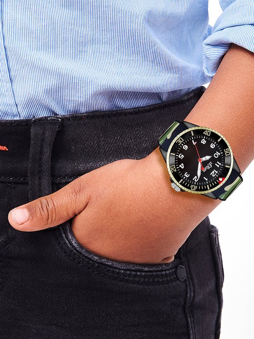 Jungen Armbanduhr  -  Camouflage