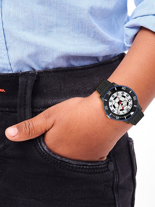 Jungen Armbanduhr  -  Fußball