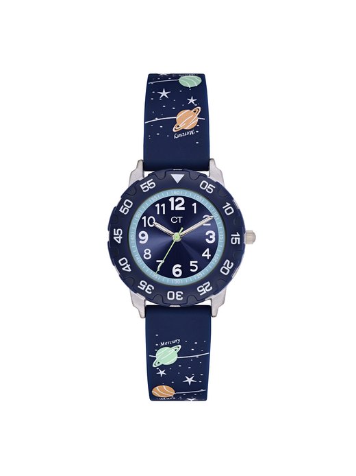 Jungen Armbanduhr  -  The Cool Blue Planet