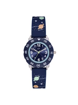 Jungen Armbanduhr  -  The Cool Blue Planet