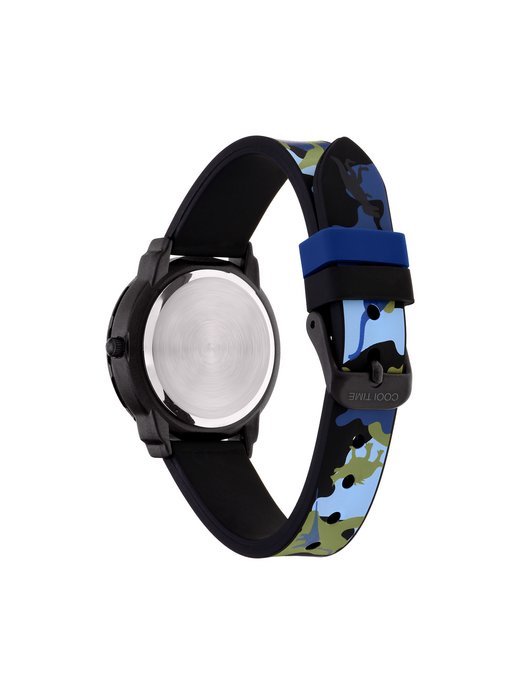 Jungen Armbanduhr  -  The Cool Dino Camouflage