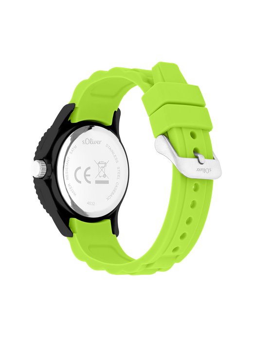 Jungen Armbanduhr  -  mit coolen Neon Details