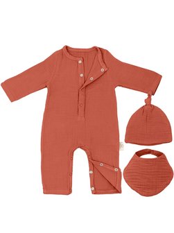 Artikelbild Jungen Baby Strampler von Mababu in terra uni