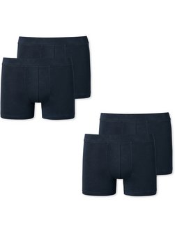 Artikelbild Jungen Boxer  -  Allday Basic von Schiesser in blau gemustert