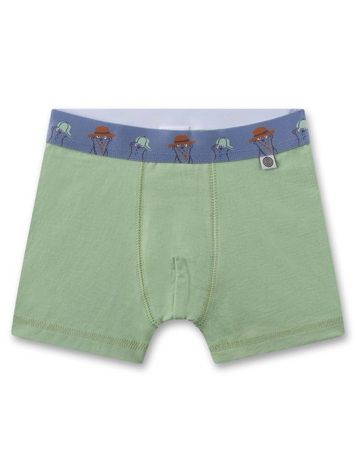 Sanetta Jungen Unterhemd Bio-Baumwolle - Feinstrick Mit Feuerwehrauto Motiv