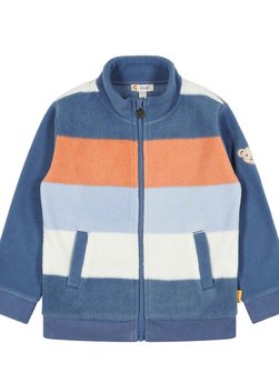 Artikelbild Jungen Fleecejacke - Catcher von Steiff in blau gemustert