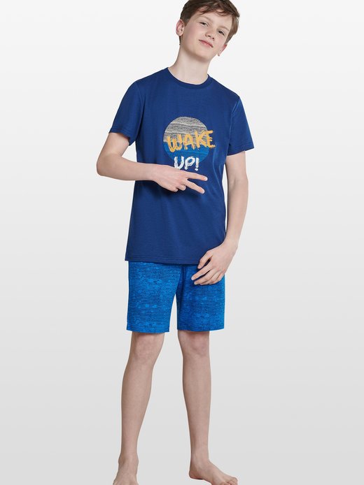 Jungen Kurzarm Schlafanzug  -  Natural Love
