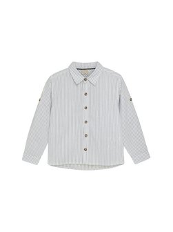 Artikelbild Jungen Langarmhemd - MIShirt von Minymo in blau gestreift