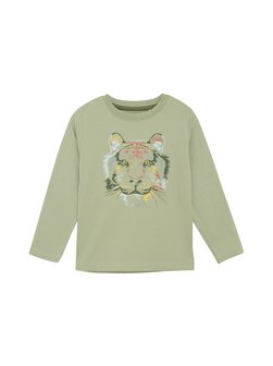 Artikelbild Jungen Langarmshirt - Minymo von Minymo in grün bedruckt