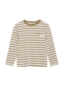 Artikelbild Jungen Langarmshirt von En Fant in sand gestreift