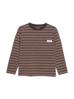 Artikelbild Jungen Langarmshirt von En Fant in braun gestreift