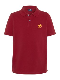 Artikelbild Jungen Polo Shirt von Polo Sylt in bordeaux rot uni