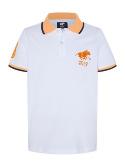 Artikelbild Jungen Poloshirt von Polo Sylt in weiß uni