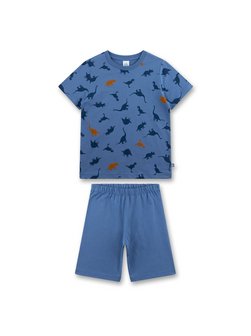 Artikelbild Jungen Pyjama von Sanetta in blau bedruckt