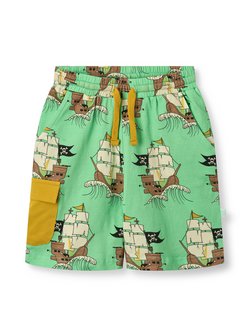 Artikelbild Jungen Shorts von Småfolk in grün bedruckt