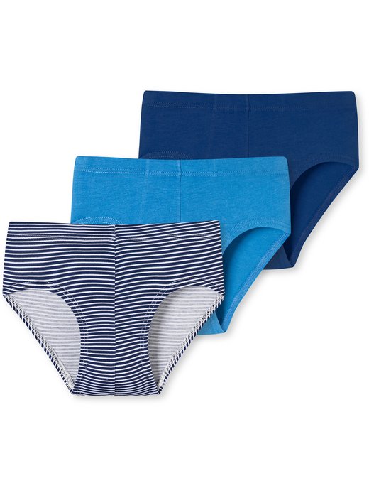 Schiesser Jungen Slip - Retro-Brief Design In Nachtblau